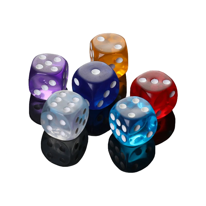 
6-sided customized engraved dice 