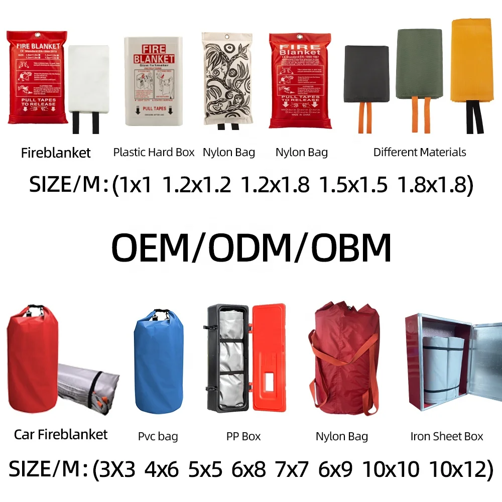 EV fire blankets 6*8M car Fire blanket 19.8*26Ft For professional firefighters
