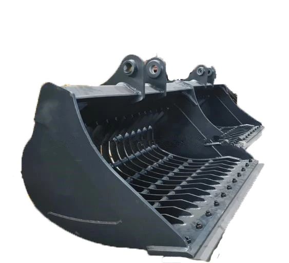 Excavator Skeleton Bucket with Tooth Excavator Sieve Bucket  Hitachi Cleaning Bucket for Zx250 Excavators