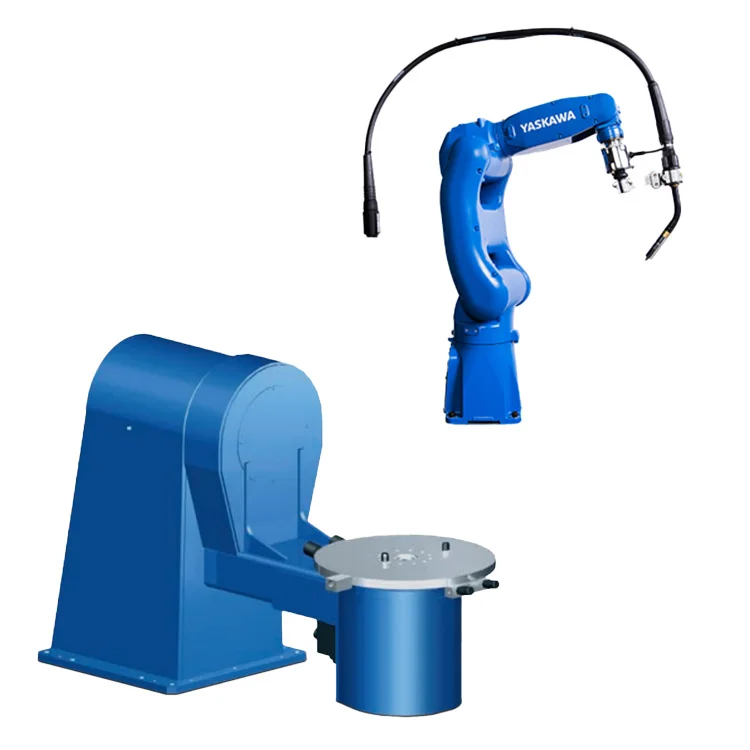 Yaskawa AR900  Automatic Welding Robot Manipulator With TR-1000 Robot Positioner ARC Mig Mag Welding