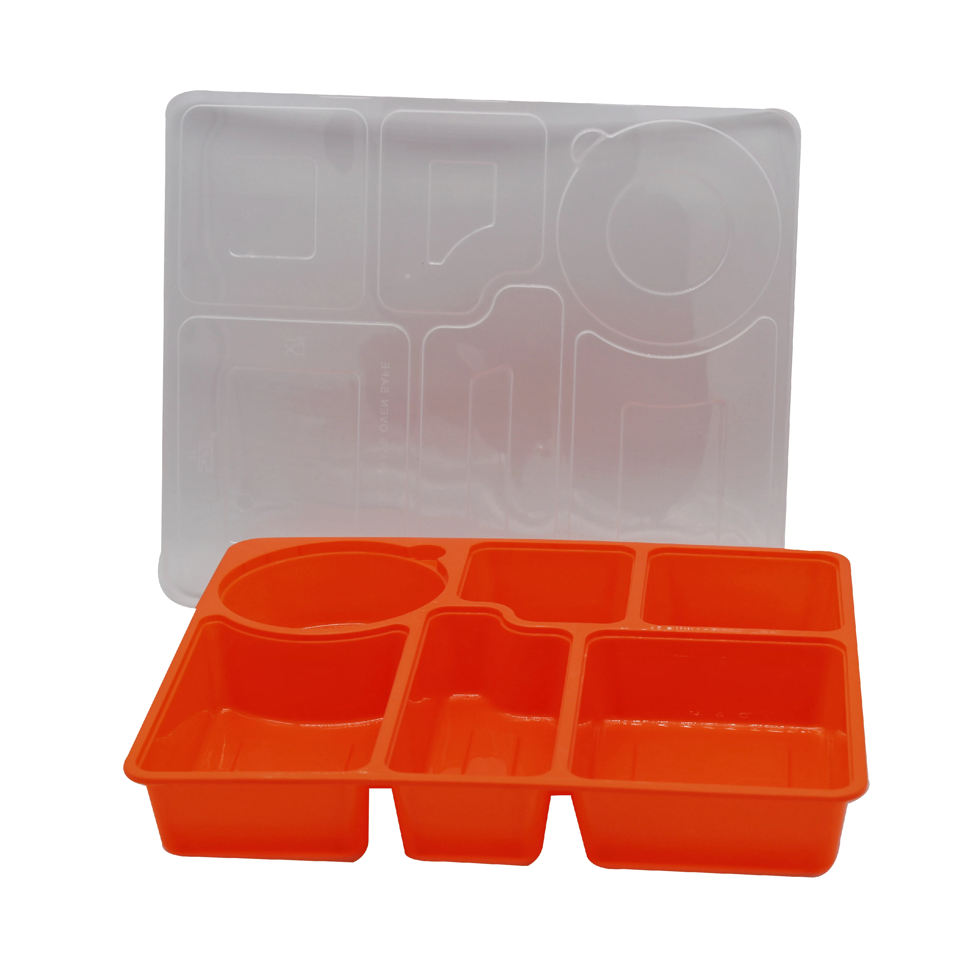 3 4 5 6 отсеков 1000 мл 1500 мл одноразовый съемный микроволновый Полипропиленовый Контейнер для фаст-фуда пластиковый контейнер для ланча bento с крышкой