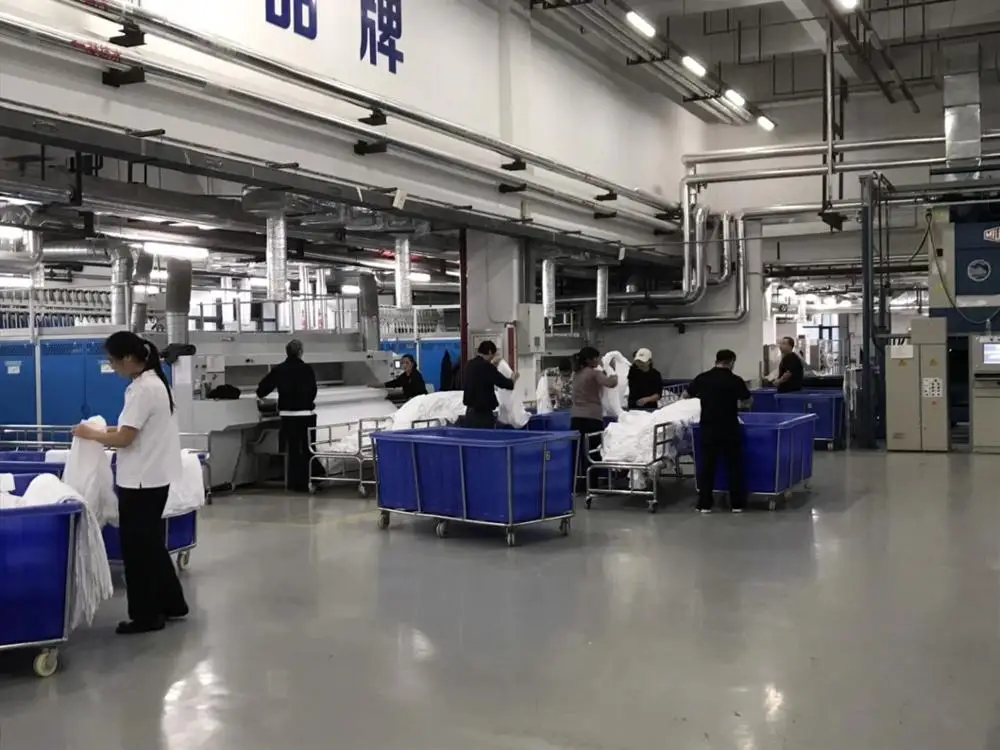 
Plastic laundry cart with stainless steel frame, bulk laundry truck for tilting washer 