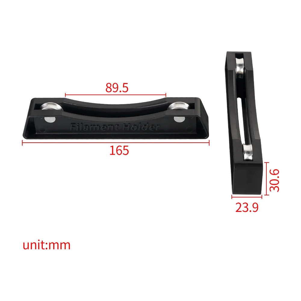 3D Printing Material Rack Tray Black Filament Rolls Shelves 3D Filament Spool Holder