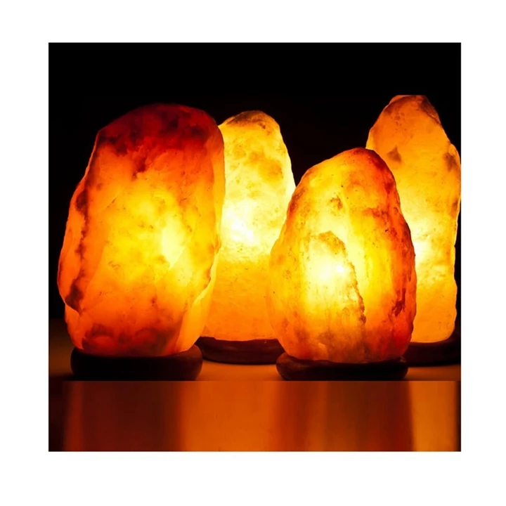Wooden base decoration pakistan natural crystal rock stone pink himalayan salt lamps 2 3kgs (60495265010)