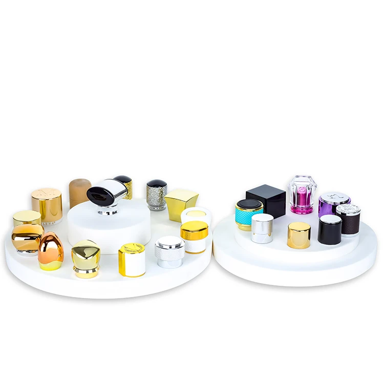 eu-beauty Perfume Cap Manufacturer Custom Logo Luxury 15mm Abs Aluminum Metal Gold Crimp Bottle Lid Magnetic Zamac Perfume Cap