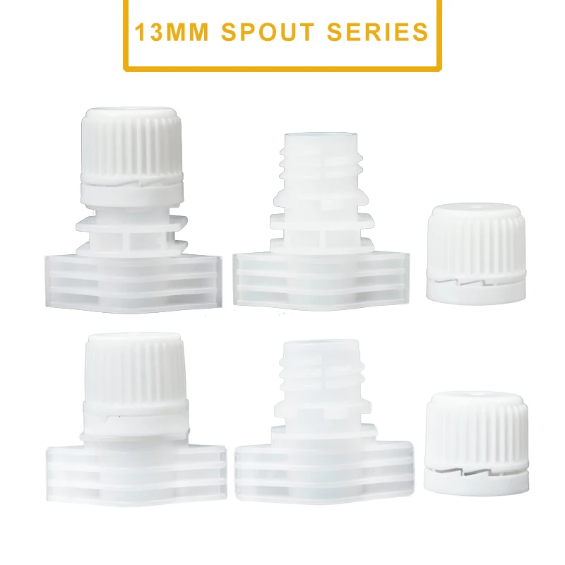 Wholesale Flexible Packaging Food Grade Pouch Spout Cap Doypack Lids