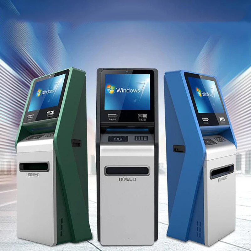 Customized windows /android system ticket printing kiosk self service agencies documents file print kiosk