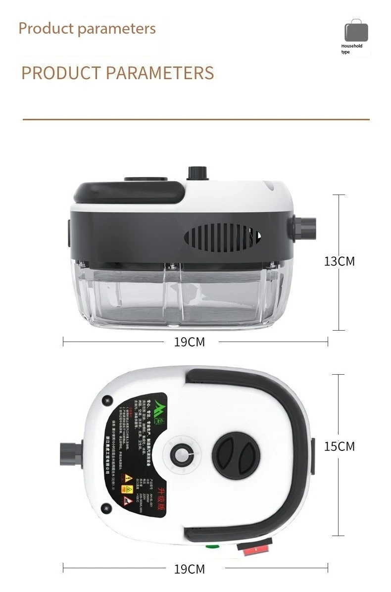 High Pressure And High Temperature Steam Cleaner Small Household Air Conditioning Kitchen Range Hood Quick Heat Type