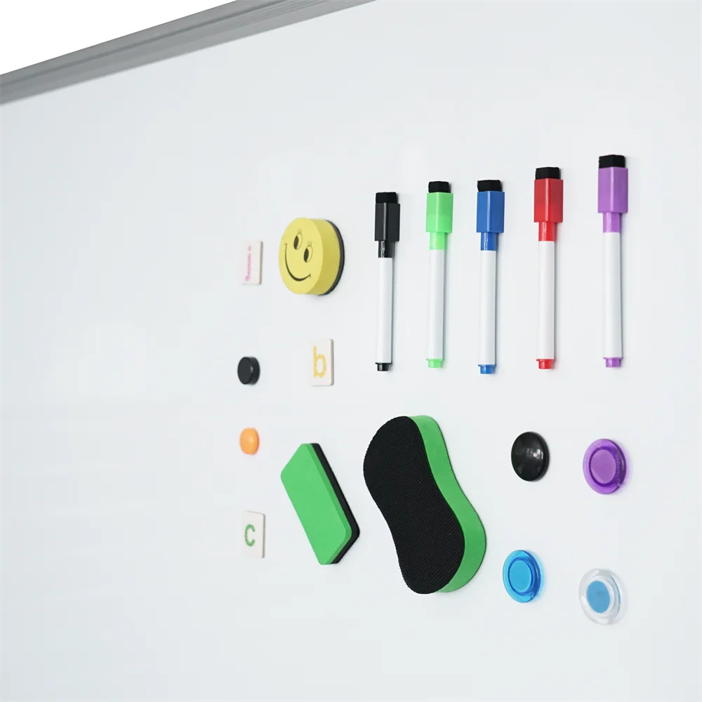 Factory wholesale custom 120cm*240cm magnetic teaching whiteboard