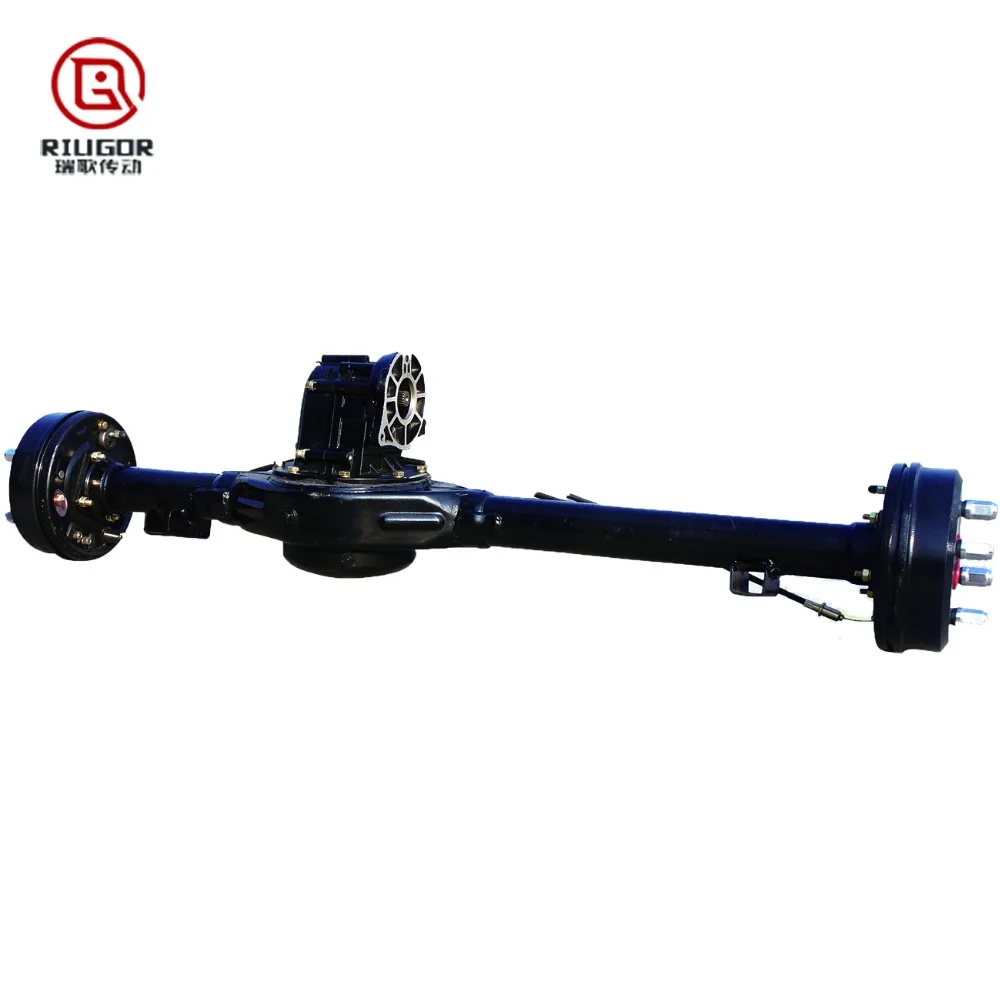 Customized electric tricycle / rickshaw chain drive rear axle differential