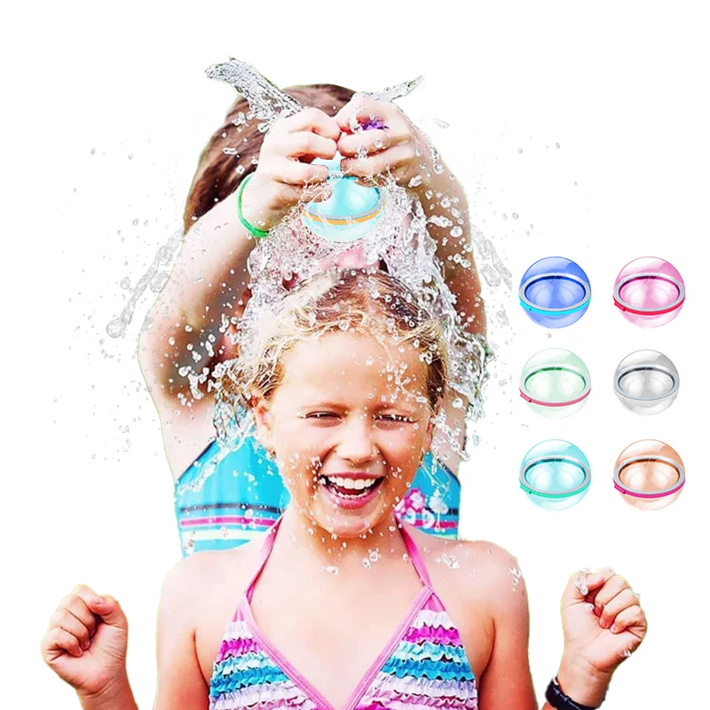 Magic reusable self silicone water balloon summer party water fight game quick fill easy sealing reusable water bombs ball