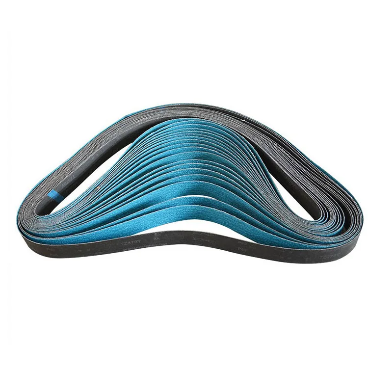 Polishing wire steel plate sand belt 80 girt zirconia material sanding belt