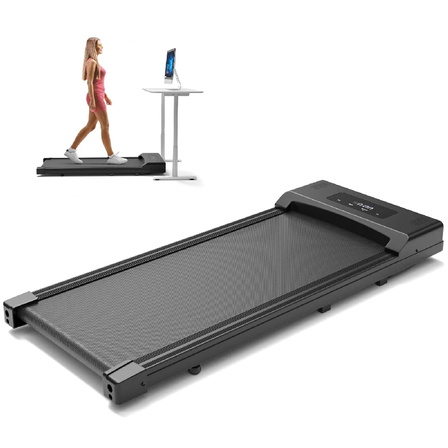 Remote Control LED Display 2 in 1 Desk Treadmill Space Saving Walking Pad