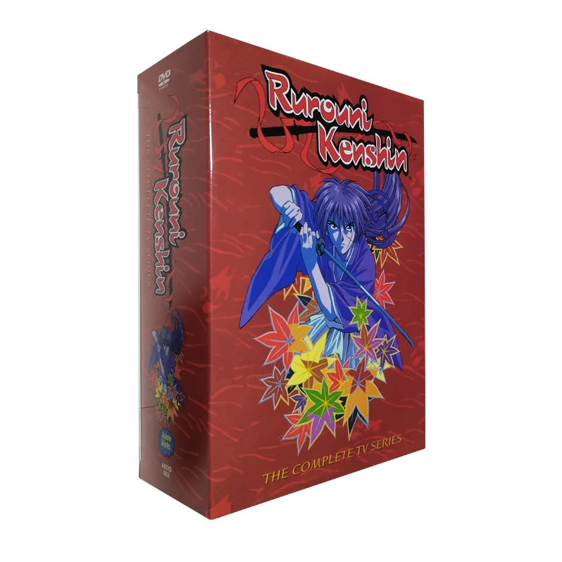Rurouni Kenshin 22DVD диск для костюмированной вечеринки по японскому аниме мультфильм dvd-бокс комплекты подарок коллекция оптовая продажа/розничная поставка фабрики Бесплатная доставка
