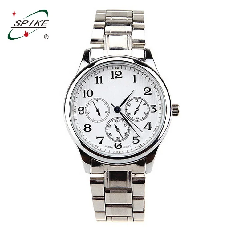 Brand your own watches japan movt quartz stainless steel watch 3atm water resistant