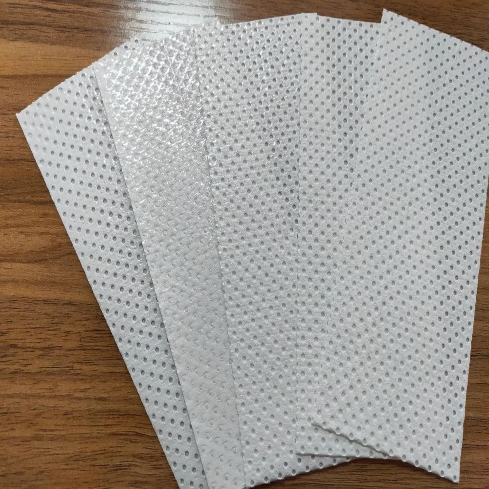 PE perforated film absorbent food pad for food