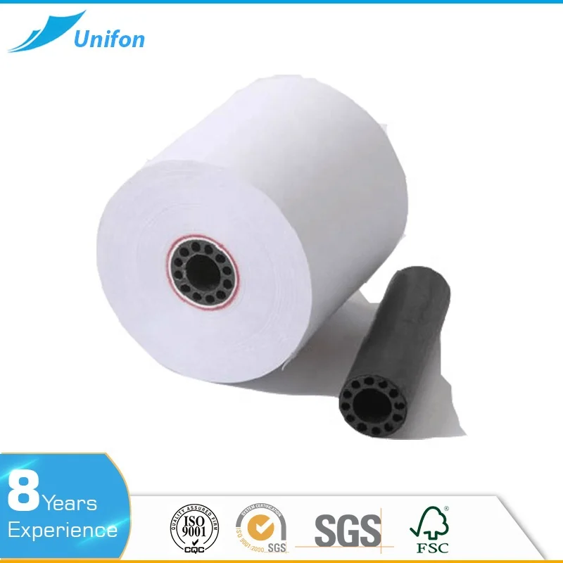Wholesale Roll 57mm X 80mm 80 X 70mm Cash Register Thermal Paper Roll  Pos Printer Thermal Pos Paper Roll
