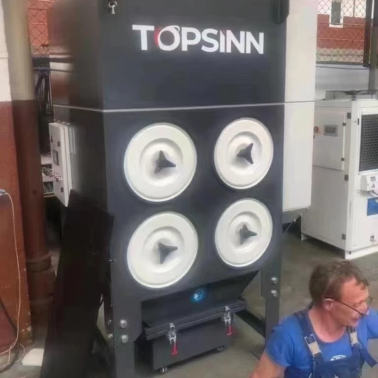 5.5kw Bodor Laser Dust Collector Soldering Fume Extractor for Laser Cutting filter dust collector