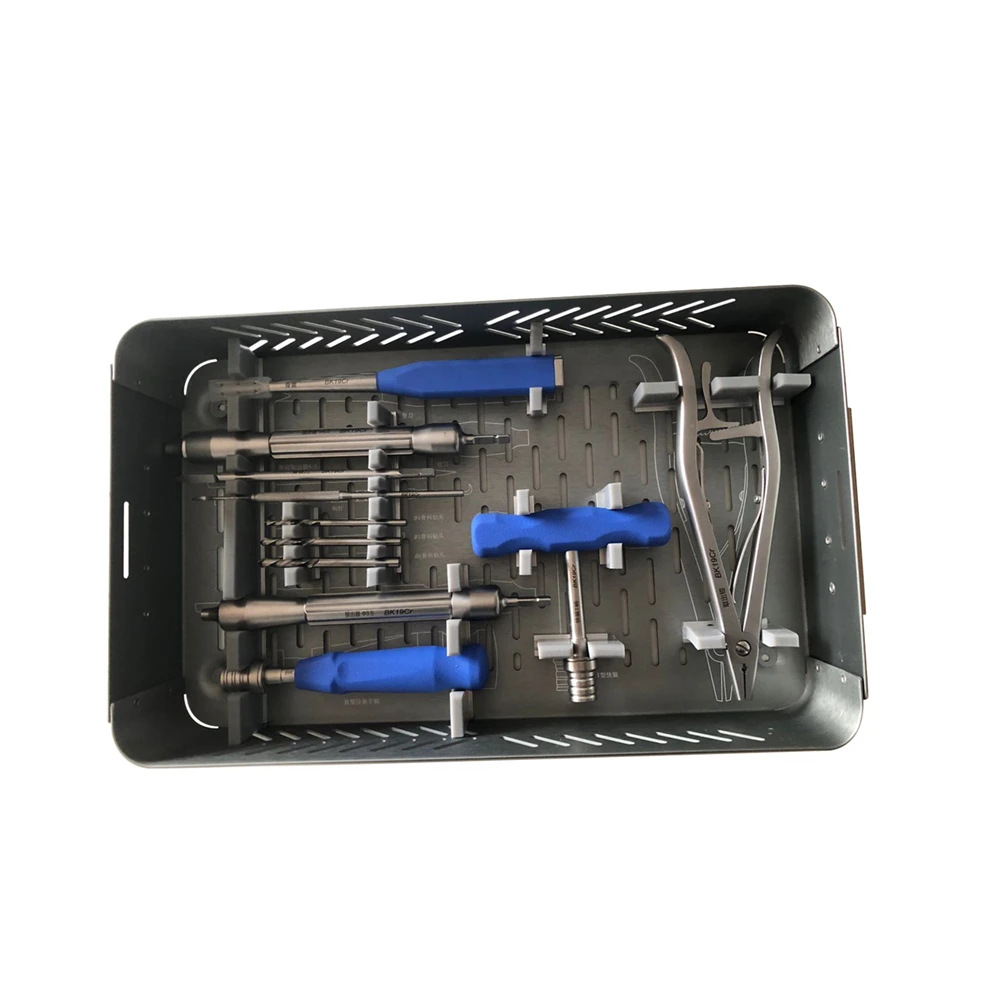 broken screw extractor,Broken Screw Removal Set B orthopaedic implant Screw removal set