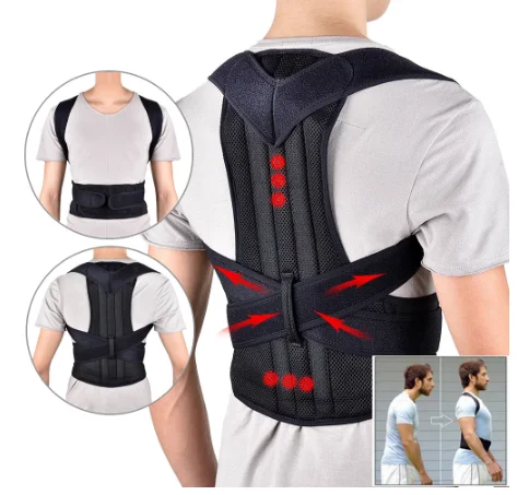 Back Waist Posture Corrector Adjustable Adult Correction Belt Waist Trainer Shoulder Lumbar Brace Spine Support Belt Vest