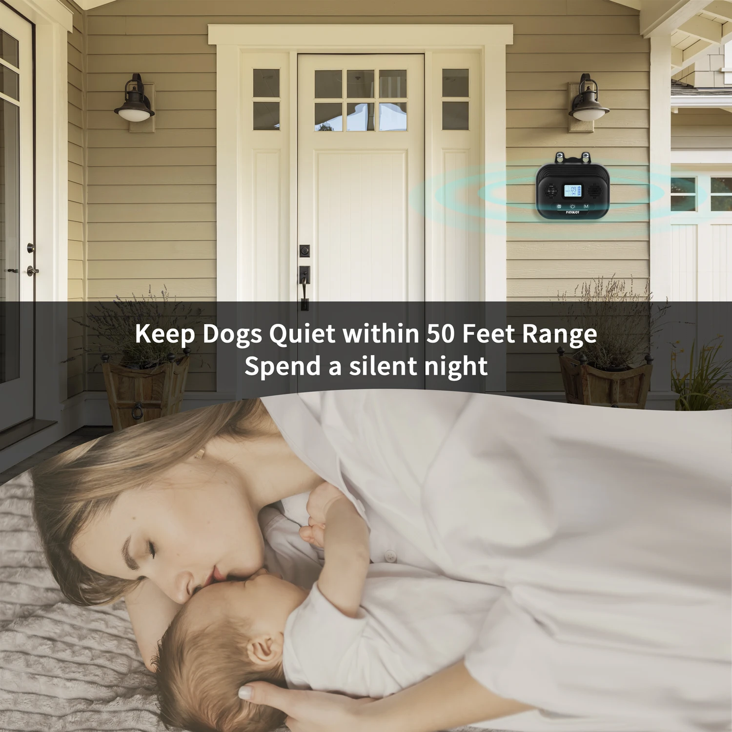  Amazon Top Seller Indoor Bedroom Automatic Bark Control Device Outdoor Anti Barking Ultrasonic Dog