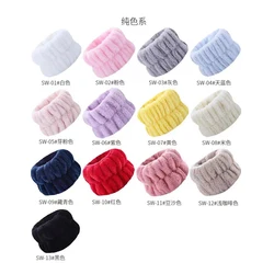 Towel Wristbands Flannel Face Wash Wristband Elastic Headband Scrunchies Cuffs Washband Wrist Towels For Washing Face
