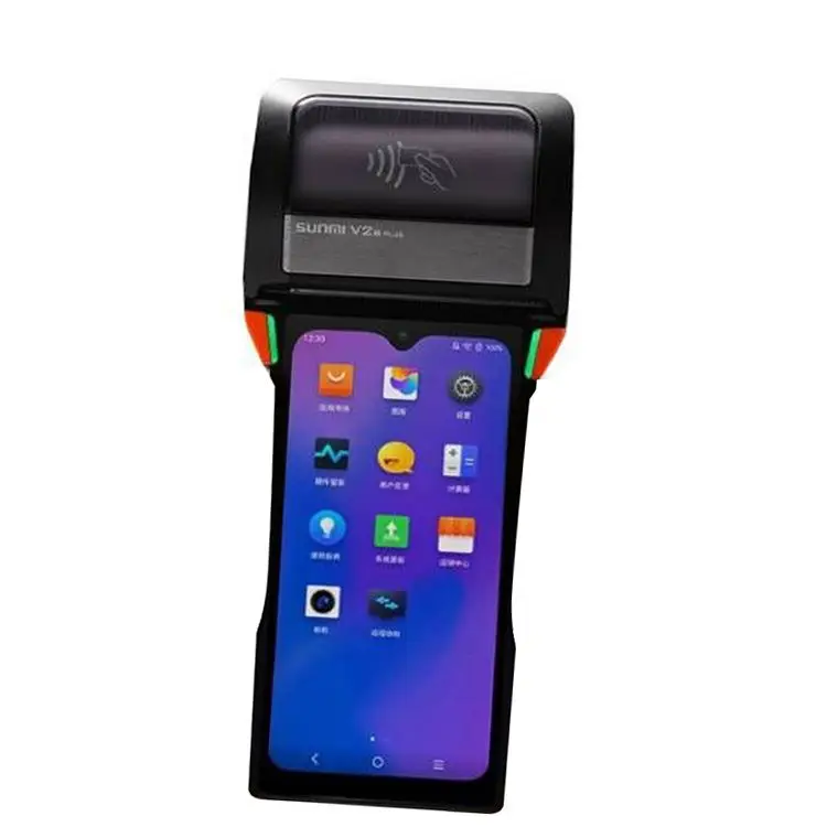 SUNMI V2S PLUS 80mm Printer 4G Network NFC with google Playstore Portable Android Pos Mobile Pos Terminal Handheld SUNMI