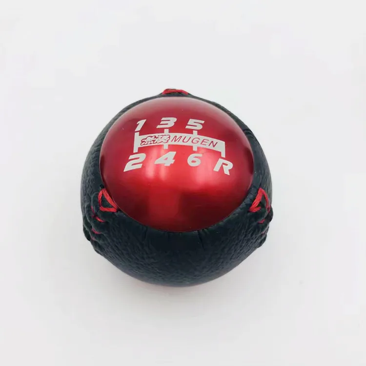 Mugen Leather RED shift knob for HONDA CRZ Type R Civic FA5 FG2 SI