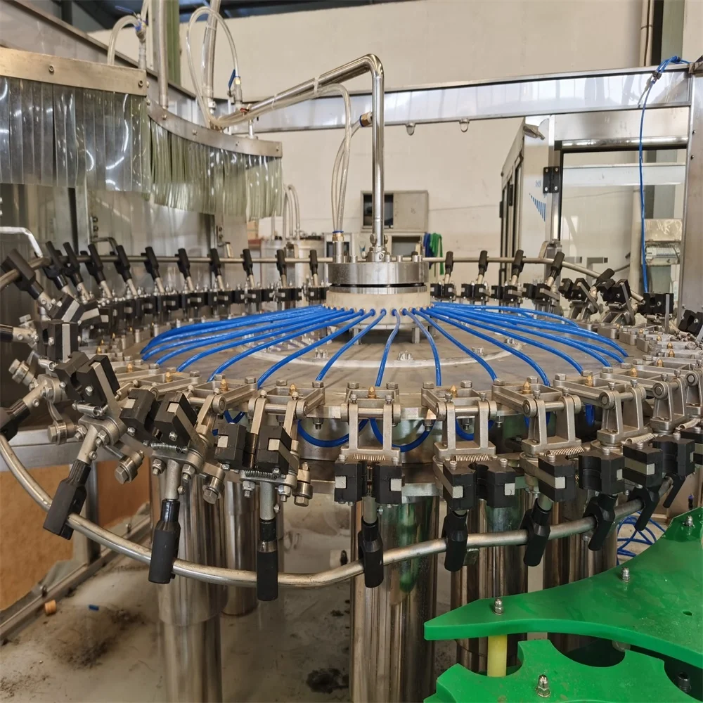 Automatic Liquid Filling Machine Wine Whiskey Vodka Liquid  Bottling Washing Filling Capping 3 In 1 Monoblock Machine