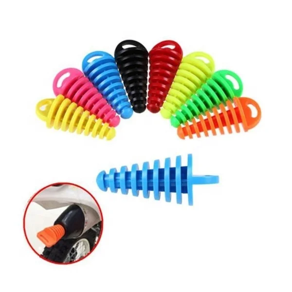 Colors Available 2-Stroke 4-Stroke Muffler Exhaust Silencer Rubber Plug for Motorcycle & ATV QUAD Applications