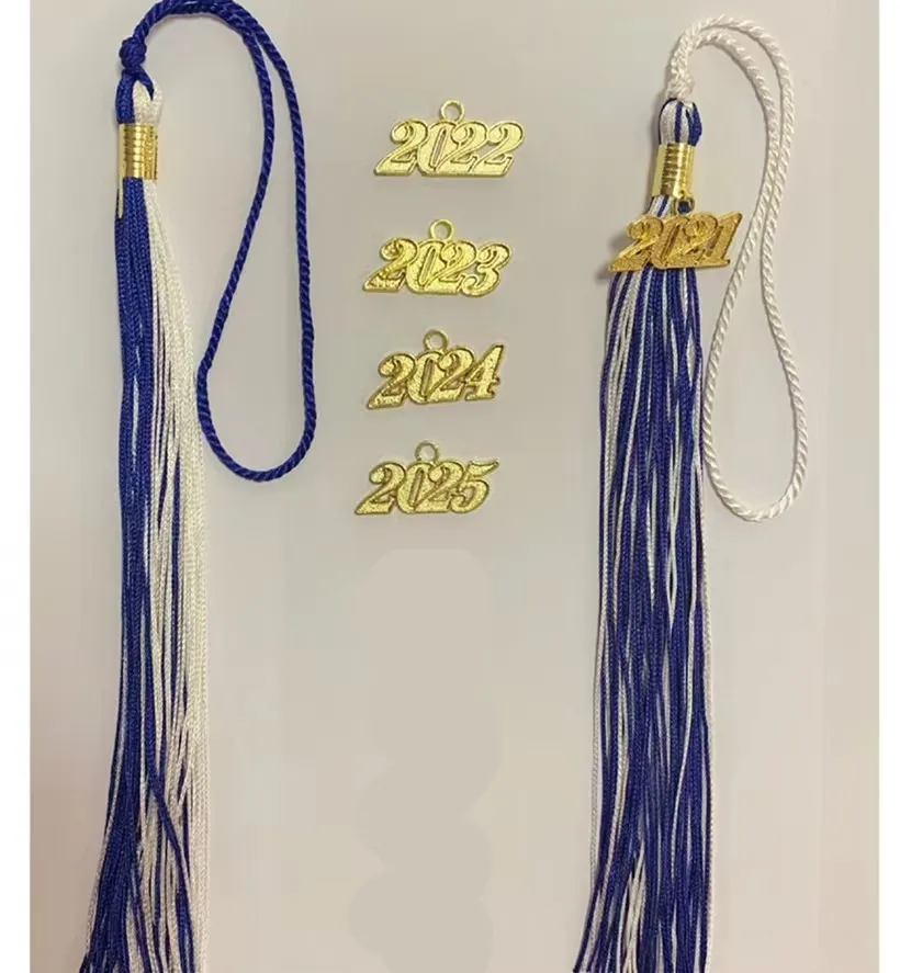 Wholesale Mixed Color Popular Graduation Tassel With Year Charm