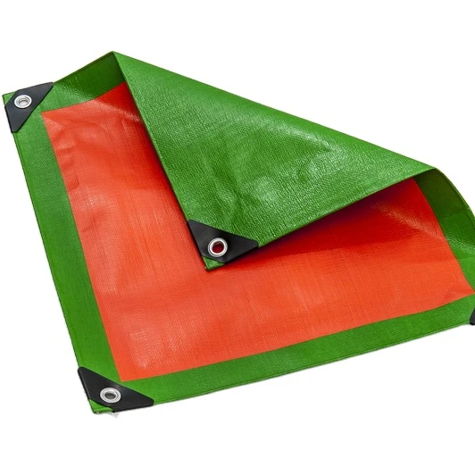 YRH Waterproof Pe PVC Laminated Flame Retardant Tarpaulins Sheet FR Construction Tarp Covers