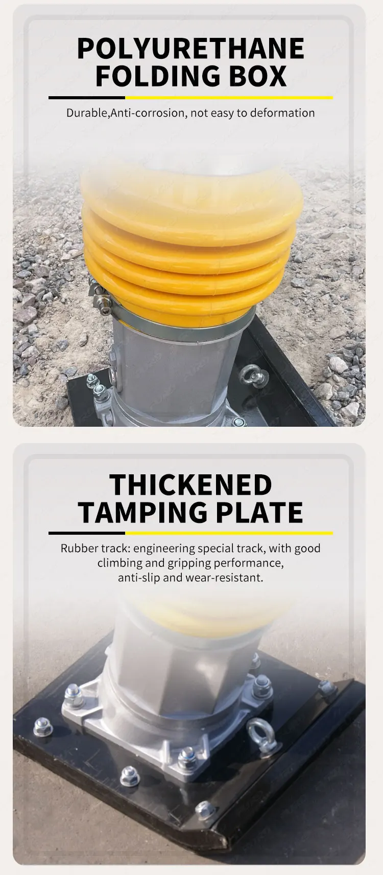Compactor Tamper Vibrating Tamping Rammer Jumping with Diesel or Gasoline Engine