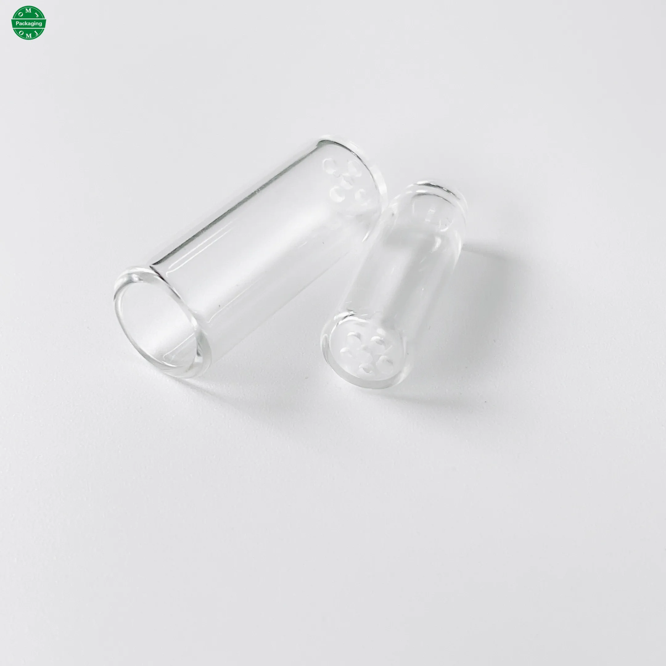 8mm 9mm 10mm 11mm  flat round 5 holes glass vial reusable glass filter tips for cigar