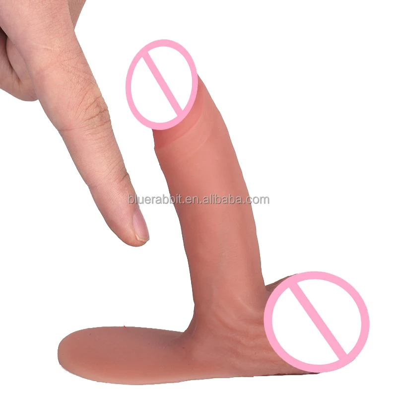 FTM Packer Wholesale Super Soft Silicone Realistic Small Dildo Penis Masturbator FTM Trans