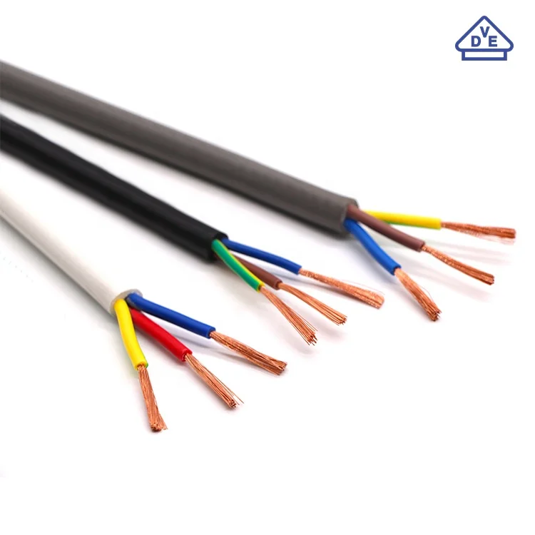 Multicore Blue Red 1.5MM 2.5MM 4MM 8MM 10MM 16MM 60MM 95MM 2 3 4 5 Core Wires PVC Copper Royal Cord Flexible Cable