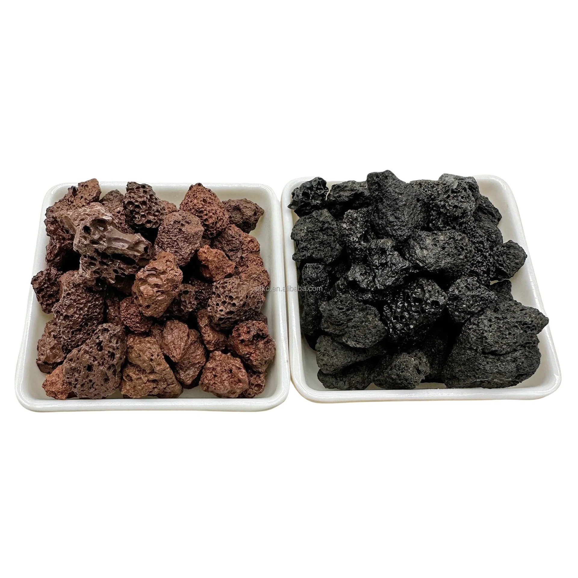 China Factory Landscape Decorative Rocks Tumbled Natural Basalt Lava Stone Volcanic Bonsai Stone Block for Outdoor Decor