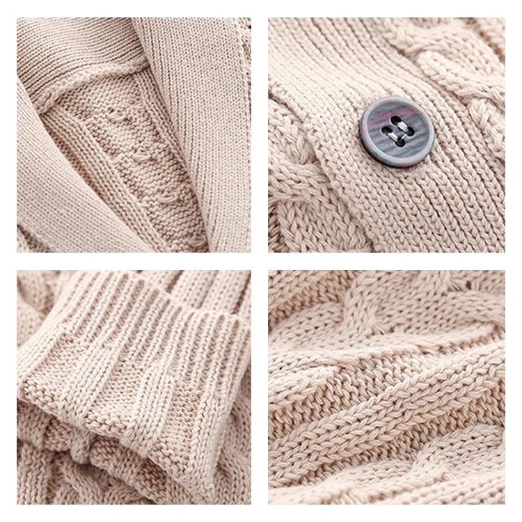 Custom New Boy Fashion Children Cardigan Coat Casual Baby Kids Long Sleeve Sweater