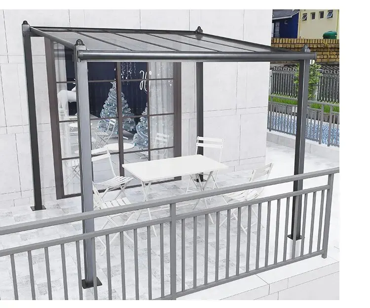 Алюминиевый навес для двери