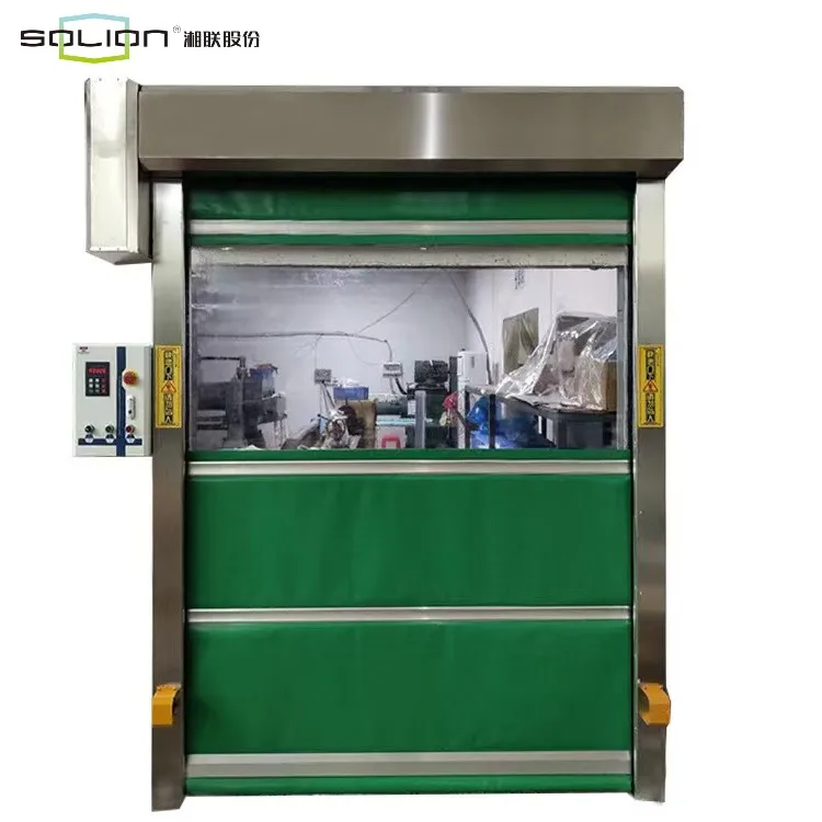 Shinilion Customized Factory Prices Seal Shutter Rolling Up Folding High Speed Pvc Door