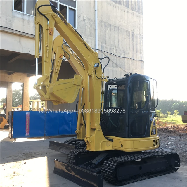 Japanese Original Used Komatsu PC56-7 Excavator with Yanmar Engine Low Price Secondhand Komatsu PC56-7 Pump Gearbox & Motor Sale