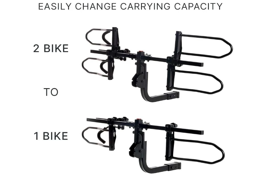 Car Rear Load Modification Universal Electric Bicycle Luggage Rack Square Mouth Trailer Rack Foot Pedal Single Frame