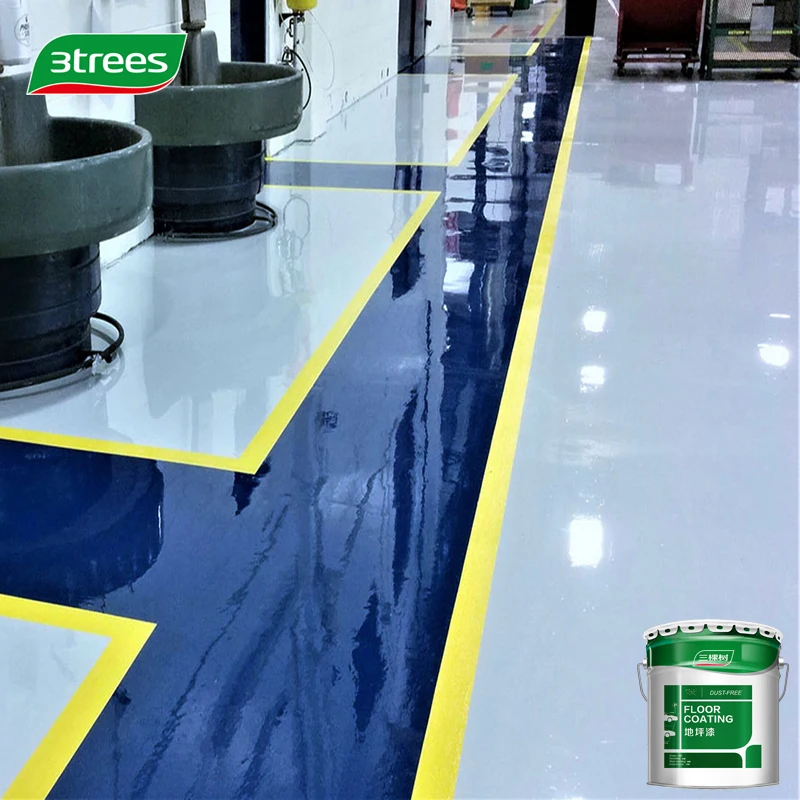 3trees High-tech Epoxy Anti-Static Floor Coating Floor Epoxy Paint Topcoat For Epoxy Floor Coatings