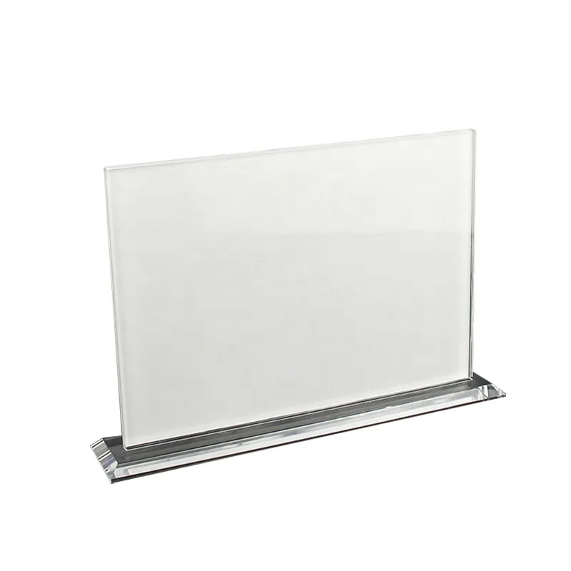 Sublimation crystal painting glass photo frame DIY blank crystal