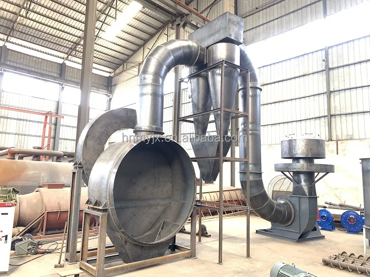 Industrial Carbon Black Coal Ash Drier Machine Clay Soil Vacuum Rotary Drying Drum Dryer