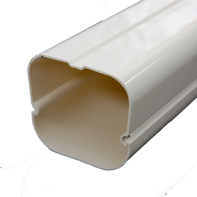 High quality plastic flexible air conditioner slim duct pvc pipe cover air conditioner spare parts AC air conditional syst