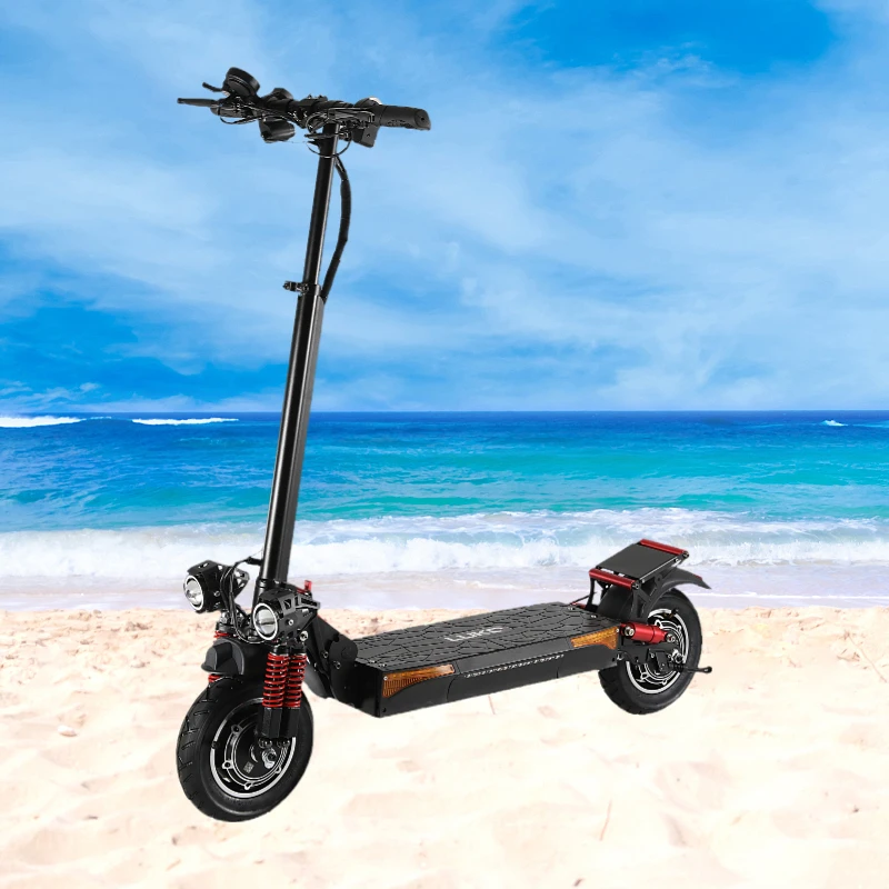 1000W China Best Reliable Electric Scooter 65km  48v Approval Electric Scooter Trade Rear View Mirrors Foldable 2 Wheels