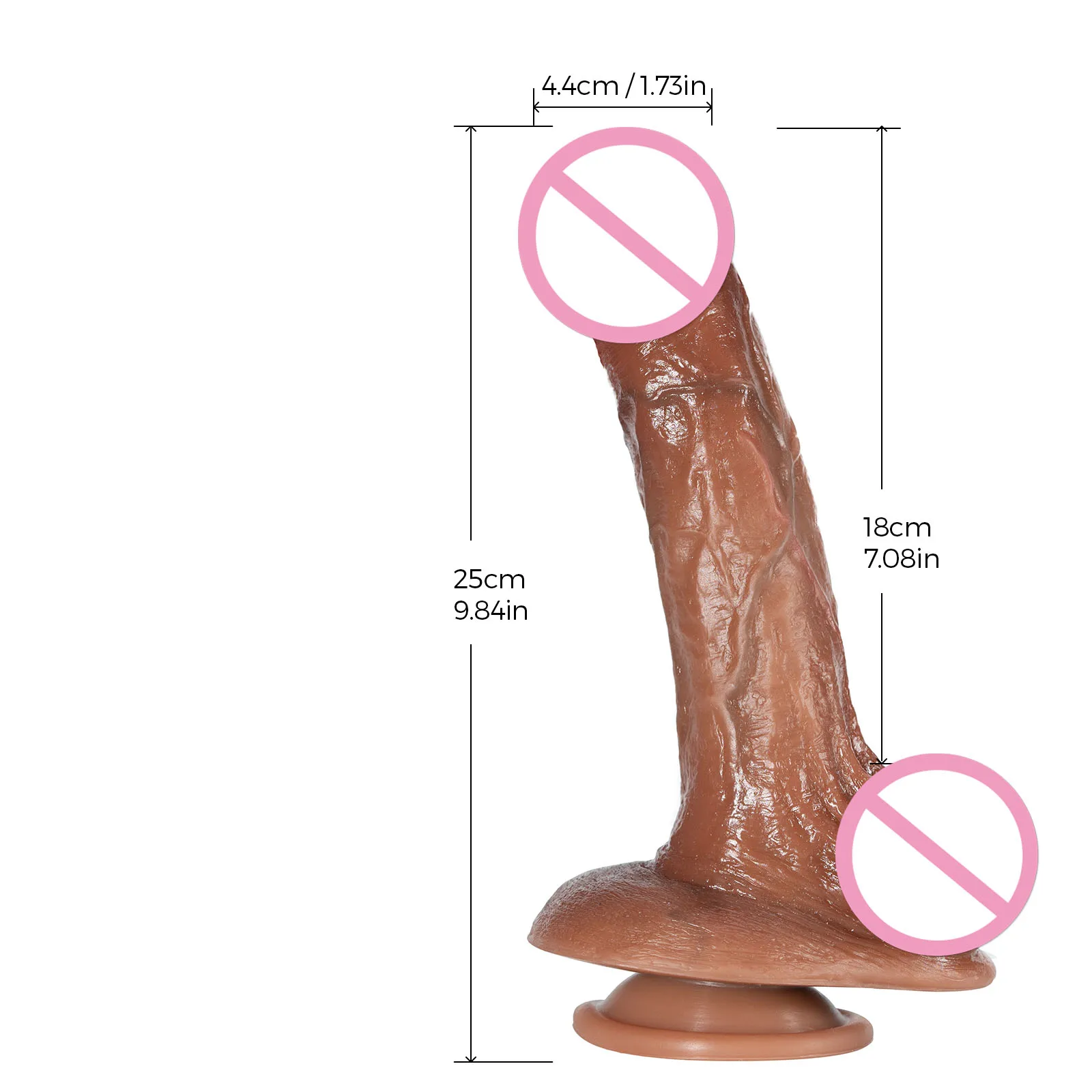 12 Inches Flesh Silicone Adult Toys Huge Realistic Lifelike Dildo for Men Women Couples with Powerful Suction Cup