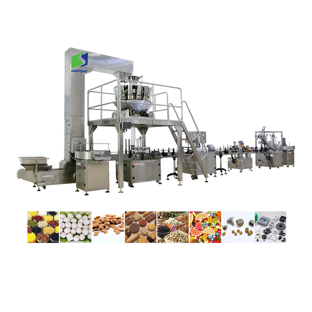Multi Function Pet Food Canning Equipment Coffee Bean Packing Machine Potato Chips Packaging Machine