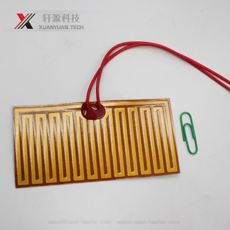 3.7v 5v 7.4v 9v 12v 24v 36v 48v 60v polyimide film heater